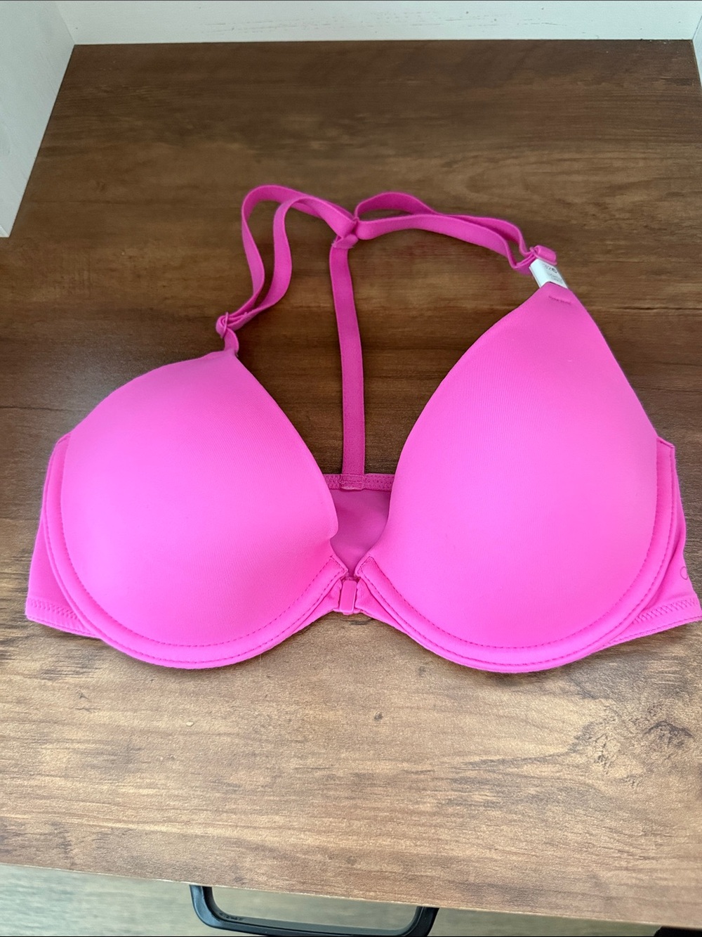 PINK Victoria's Secret Bright Pink Racerback Bra